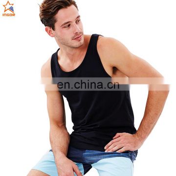 summer burnout drop armhole 95% cotton 5% plain spandex stringer mens blank custom tank top men gym