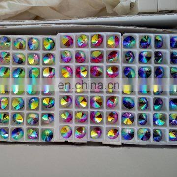 Rivoli ab Round Crystal Loose Stones for Jewelry Accessories