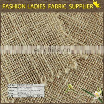 high quality low price 100% linen fabric angel medical washed linen fabric