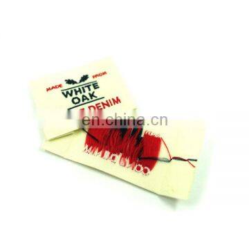 colorful high definition clothing woven label for wallet