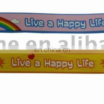 Pvc wristbands logo