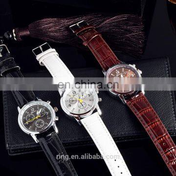 Fashion Men Luxury Male Business Leather Strap Wrist Watch photo-2