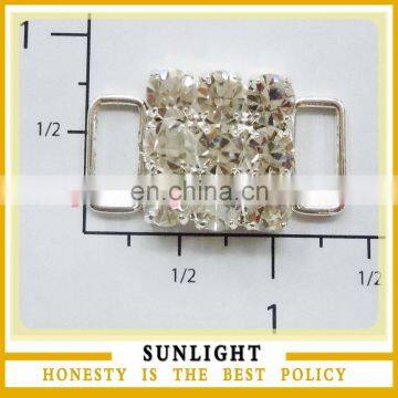 mini rhinestone crystal connector for bikini