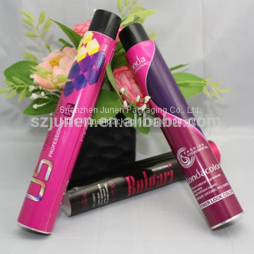 OEM Aluminum Hair Color Cream Packaging Tube