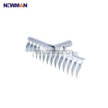 Best Price Silver Color Steel Hay Rake, Garden Rake Types