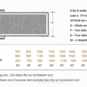 Extra Narrow Sofa Bed Mechanism TFN00# photo-3