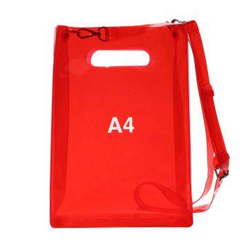 Custom PVC Bag Side Gusset Bag Screen Printing PVC Tote Bag photo-5