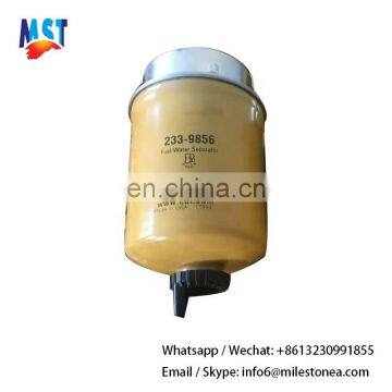 Excavator spare parts fuel water separator filter 233-9856