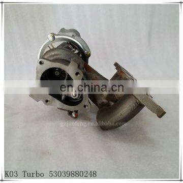 For Golf VI 1.4L TSI Engine BWK Turbo 53039880248 5303-988-0248 for Volkswagen Turbo K03
