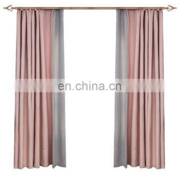 European america style blackout yarn-dyed fabric Chenille curtains design