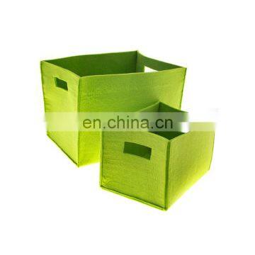 Manufacturer Wholesale Colorful Decoration Household Felt Fabric Basket photo-5