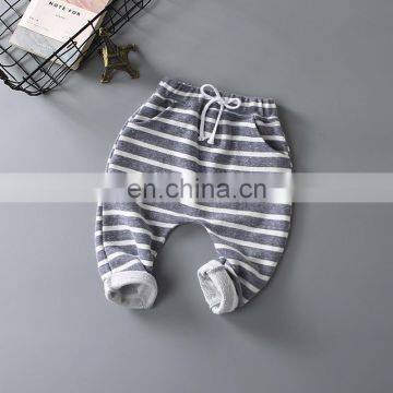 2020 INS Popular Loose Pants Kids Terry Cotton Wide Leg Pant On Sale photo-5