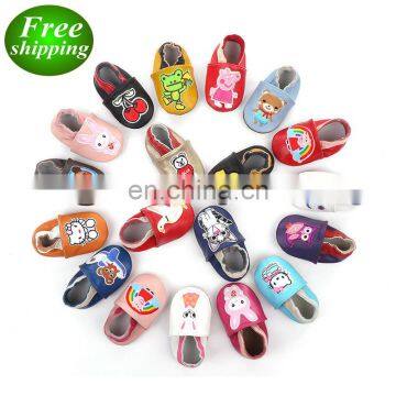 Baby Cartoon Leather Shoes animal design Toddler Boy Girl shoes