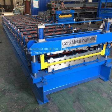 Tr4 Tr5 Tr6 Galvanized Sheet Metal Roof Roll Forming Machine photo-4