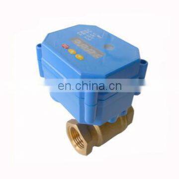 CWX-15N 9V 12V DC9-24V DN10 DN15 brass motorized irrigation valve with timer