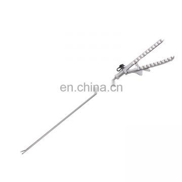 laparoscopic heavy v-shaped straight curved  needle holder forceps laparoscopy