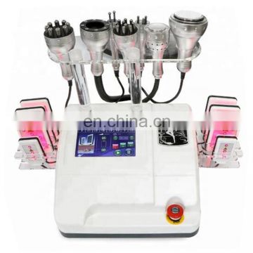 Newest 7 in 1 Beauty device 40k cavitation laser rf liposuction body slimming machine