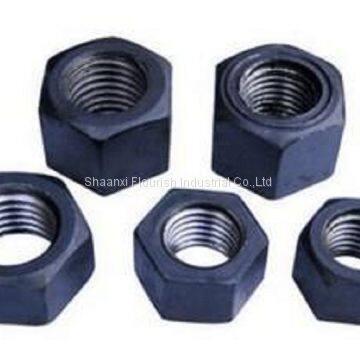 ZINC PLATED OR BLACK OXIDE CARBON STEEL HEX NUT DIN934 photo-2