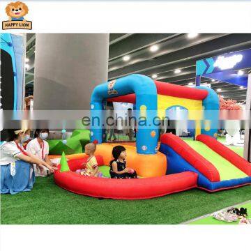 HAPPY LION cheap inflatable bouncers for sale,homeuse bouncer inflatable for toddlers, Oxford cloth,