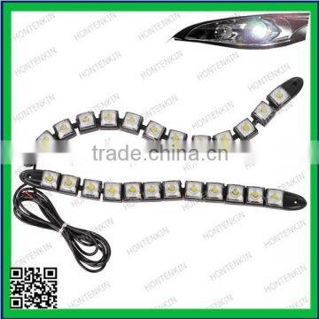 12 Led Strip DRL Tape 12v Flexible Lights Headlights Ubgrade Tuning For Car