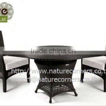 High Quality Outdoor Wicker Rattan Round Dining Set