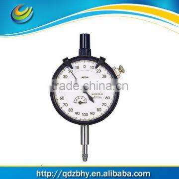 Mitutoyo 2109S-70 Dial Indicator, M2.5X0.45 Thread, 8mm Stem Dia., Lug Back, White Dial, 0-100-0 Reading, 57mm Dial Dia