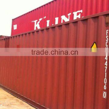 factory supply 20foot length used cargo container from Dalian China