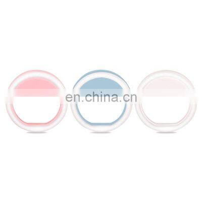AAA Battery Camera Mobile Phone Micro Mini Portable Selfie Ring Light Rechargeable Selfie Ring Flash Led Light photo-2