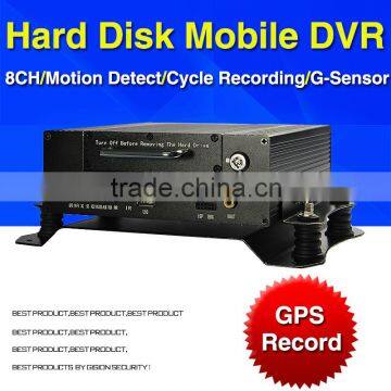 360-degree Vehicle Monitoring USB HDD 8CH Standalone Car Mdvr