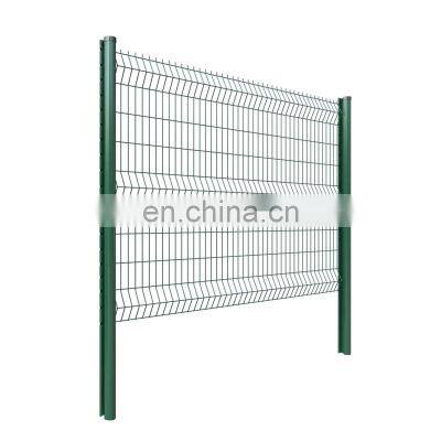 high tension line curved garden wire mesh fence