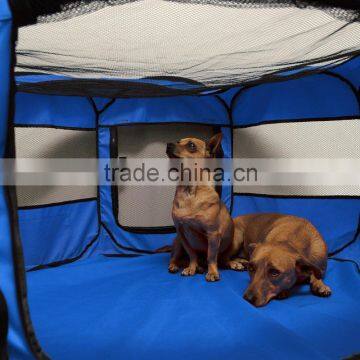 Pet Pop-Up Exercise Kennel Deluxe With Canvas Carrying Bag photo-2