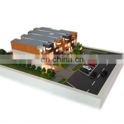 Architectural interior model for house design display, scale model with miniature furniture