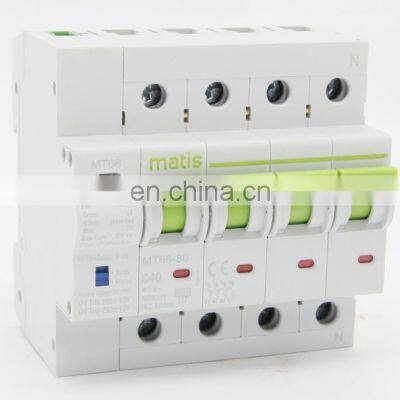 AC breaker 63A 230V AC for solar panel pv system photovoltaic over under voltage protection circuit breaker