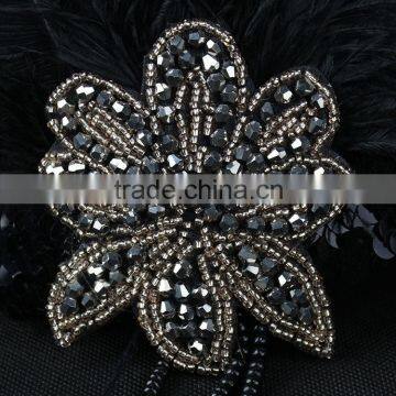 Hot Sale Female Indian Tassel Beads Sequinned With Feather Hair Headband photo-5