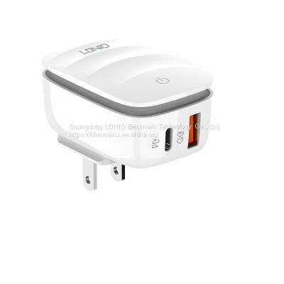 LDNIO A2425C 20W LED Lamp & Fast Charger US/EU/UK photo-4