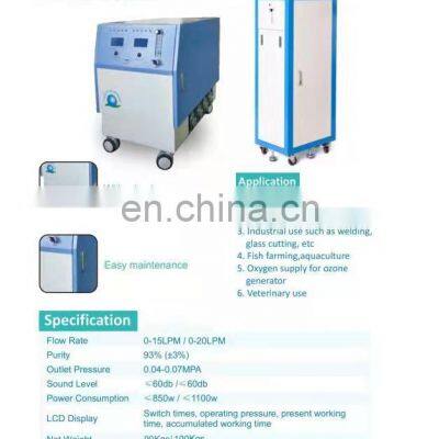 CE ISO Factory Low Price Medical 15L 20 Liters 96% Purity Oxygen Concentrator photo-3