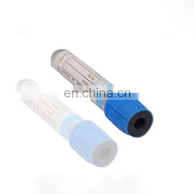 Wholesale Plastic PET Vacuum PT Blood Tube with Sodium Citrate Addictive