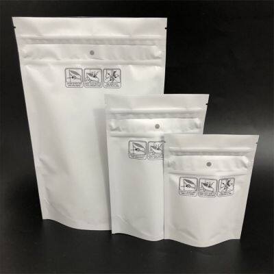 Biodegradable Child Resistant Packaging Bags Black Childproof Mylar Bag Packaging 8th 3.5g 7g 14g 28g photo-4