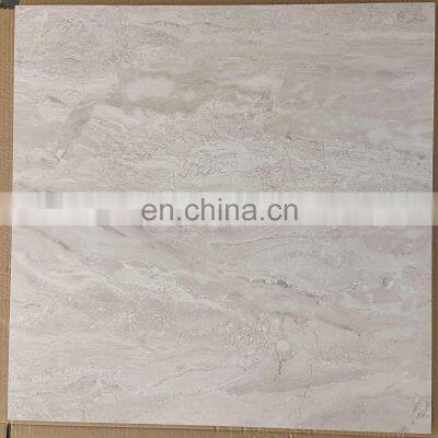 600x600 Light Grey Marble Glossy Porcelanato Wall Tiles Porcelain Floor Tiles Indoor 3D Ink Jet Porcelain Marble Floor Tiles photo-5