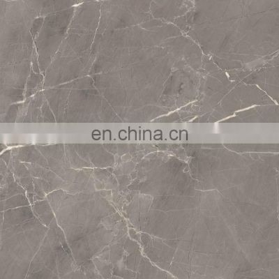 Full Polished gray glossy glazed porcelain tile