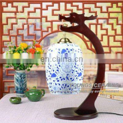 Retail And Wholesale Traditional Thin China Egg Shell Porcelain Table Lamps amp for hotel made in jingdezhen