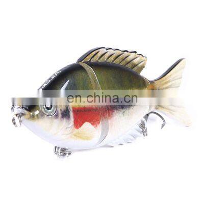 9.5cm 22g  5colors 3D Bionic Boxed Multi-section Fishing Bait