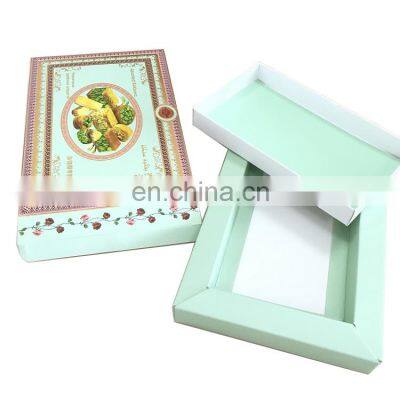 Luxury custom food grade paperboard candy gift box packaging for sweets