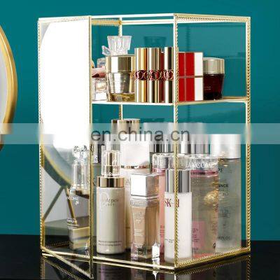 Storage Box Luxury Acrylic Holder Perfume Lipstick Eyeshadow Foundation Organizer Vanity Make Up Cosmetic Makeup Storage Box