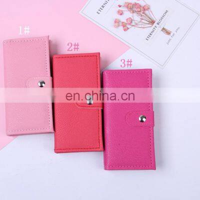 Wallet Shape Affordable Creative Design Leather Packing Combo Eye Shadow Palette Packaging Case