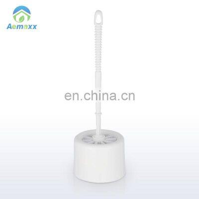 Super Cheap Promotion Product Pedal Bin and Toilet Brush Plastic Bathroom Set photo-5