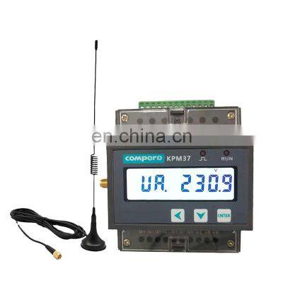 WIFI Wireless Modbus RS485 DIN rail bidirectional 3 phase digital solar power meter