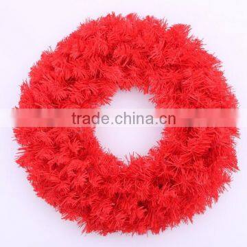 New style undecorated 50cm red christmas wreath