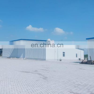 Light storage shed wide span steel structure prefabricated building shed warehouse