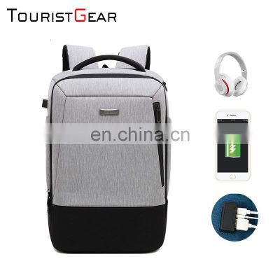 Environmental USB interface backpack best quality anti-theft business laptop backpack factory wholesale